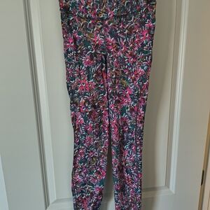 lululemon athletica Floral Leggings - Pink and Green